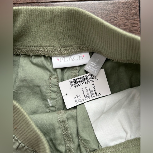 2 for $10 ⭐️ NWT Girls Twill Pull on Shorts Green Size 5 Olive Green Shorts - Picture 3 of 3